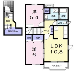 ラ　ペジーブルⅠの物件間取画像